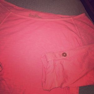 LillyPulitzer T-shirt dress HotPink Quarter sleeve